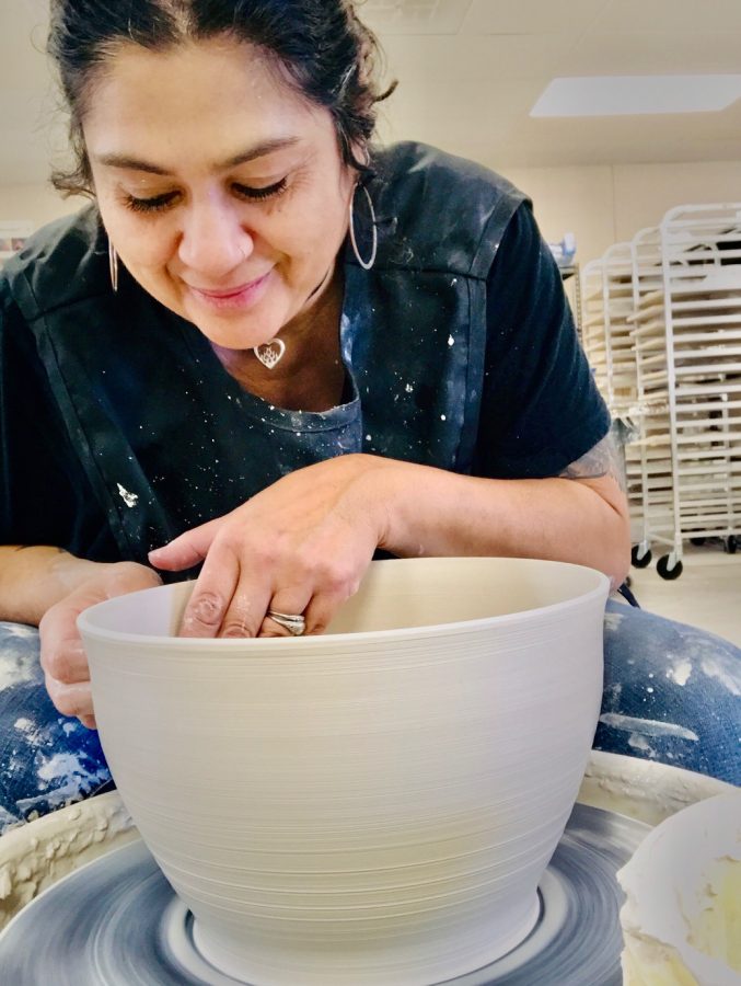 Ms. Herrera Will Retire When She Can’t Walk Across Her Ceramics Studio.