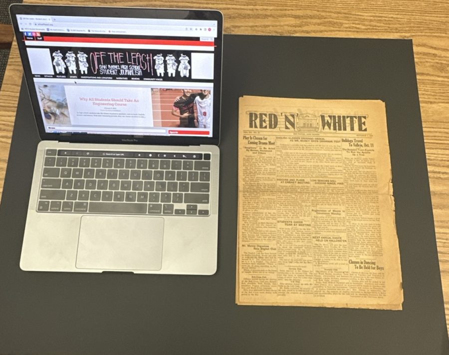 From Newspapers to Websites, Student Journalism at SRHS Has Evolved Over Decades
